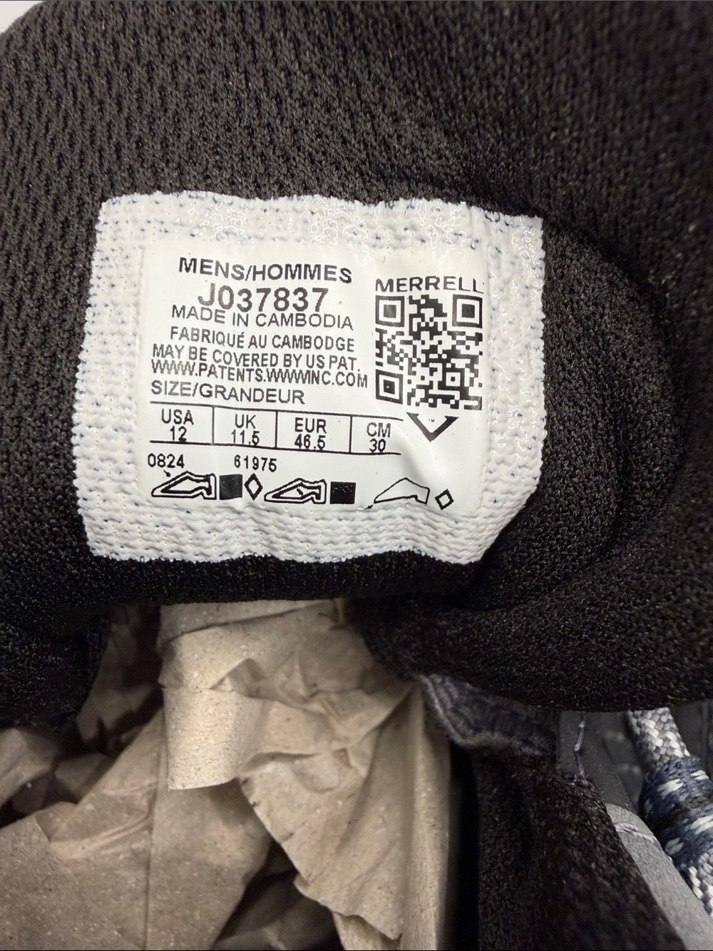 Merrell Men's Gray Speed Strike 2 Hiking Boots - Picture 5 of 6